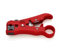 KNIPEX-Werk Spelafili per cavi coassiali e di trasmissione dati 16 60 06 SB, 125mm Quantità:1