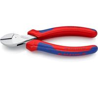 KNIPEX X-Cut Tronchese laterale compatto a grande forza di taglio cromata con impugnature multicomponente 160 mm, 73 05 160