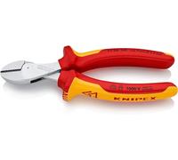 Knipex X-Cut Tronchese Laterale Compatto a Grande Forza di Taglio Cromata, Isolati con Manici Rivestiti in Materiale Bicomponente, Collaudati Vde 160 Mm (Confezione Self-Service/Blister) 73 06 160 Sb