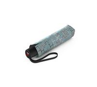 Knirps A.050 Medium Manual - Ombrello tascabile compatto e resistente alle tempeste - Stabile - Antivento, Cubo Ice, 98 cm