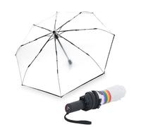 Knirps A.200 Ombrello Medio Pieghevole Trasparente Pride, Trasparente