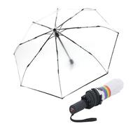 Knirps A.200 Ombrello Medio Pieghevole Trasparente Pride, Trasparente