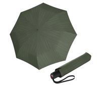 Knirps A.200 Ombrello tascabile medio Duomatic - Compatto e resistente alle intemperie - Testato in galleria del vento, Fontana Olive