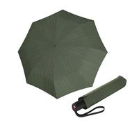 Knirps A.200 Ombrello tascabile medio Duomatic - Compatto e resistente alle intemperie - Testato in galleria del vento, Fontana Olive