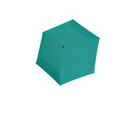 Knirps AS.050 - Ombrello Sottile e Medio con Apertura Manuale, Compatto per Zaino, Antivento, da Viaggio, Unisex, Diametro 98 cm, Retrattile, con Custodia per il Trasporto, colore: Pacific