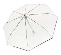 Knirps Ombrello A.200 medio duomatic, Nero trasparente, taglia unica, Sleek