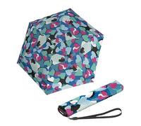 Knirps US.050 Ombrello antipioggia ultra leggero e sottile con apertura manuale e chiusura - Ombrello compatto per zaino - Ombrello antivento da viaggio per adulti - Ombrello retrattile diametro 90 cm