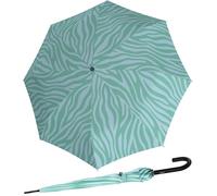 Knirps Ombrello automatico da donna A.760, Zebra menta, 105 cm