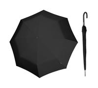 Knirps Ombrello automatico da donna A.760, Zebra nero, 105 cm