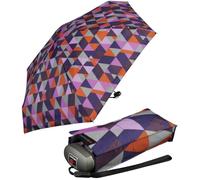 Knirps Ombrello Mini tascabile da viaggio, piccolo, leggero - Stripes, 93 cm, Compatto