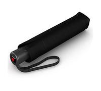 Knirps Ombrello tascabile A.200 Medium Duomatic - compatto e resistente alle intemperie - Canale del vento testato - Nero