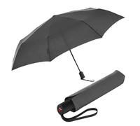 Knirps Ombrello tascabile A.200 Medium Duomatic - compatto e resistente alle intemperie - Canale del vento testato - Grigio Scuro