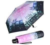 Knirps Ombrello tascabile Slim Duomatic, Matrix rosa, 90 cm