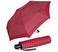 Knirps Ombrello tascabile Slim Duomatic On Automatic Dot Art, Bolero diablo, 90 cm