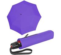 Knirps Ombrello tascabile T.200 Duomatic Solids - On To Automatico - Pieghevole - Antitempesta - Antivento, Viola, 98 cm