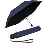 Knirps Ombrello tascabile U.200 Ultra Light Duomatic Vision, Navy con protezione dai raggi UV e dal calore, 95 cm