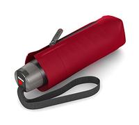 Knirps T.010 Small Manual Ombrello pieghevole, 23 cm, Rosso (Dark Red)