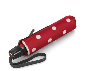 Knirps T.200 M Duomatic - Ombrello tascabile Regenschirm (dot art red)