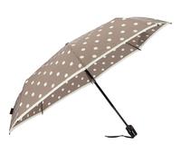 Knirps T.200 Medium Duomatic Ombrello pieghevole, 28 cm, Beige (Dot Art Taupe)