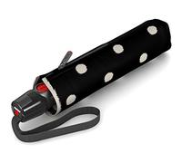 Knirps T.200 Medium Duomatic Ombrello pieghevole, 28 cm, Nero (Dot Art Black)