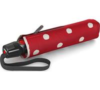Knirps T.200 Medium Duomatic Ombrello pieghevole, 28 cm, Rosso (Dot Art Red)