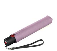Knirps U.200 Ultra Light Duomatic - Ombrello tascabile Regenschirm (rose with black coating)