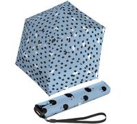 Knirps Ultra US.050 Slim Manual, ombrello tascabile ultra leggero e piatto, resistente alle tempeste, antivento, 21 cm, Rainyday Ice, 90 cm