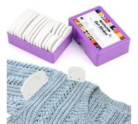 Knit Blockers, Knit blockers box, set di 20 ferri da tensione, Blocking Pins for Sewing, Knitting And Crochet Projects