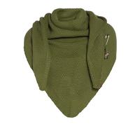 Knit Factory - Coco Sciarpa Triangolare - 190x85 cm | Sciarpa triangolare in maglia da donna - Morbidezza e calore - Misto lana - Scialle versatile per autunno e inverno