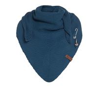 Knit Factory - Coco Sciarpa Triangolare - 190x85 cm | Sciarpa triangolare in maglia da donna - Morbidezza e calore - Misto lana - Scialle versatile per autunno e inverno