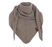 Knit Factory - Coco Sciarpa Triangolare - 190x85 cm | Sciarpa triangolare in maglia da donna - Morbidezza e calore - Misto lana - Scialle versatile per autunno e inverno