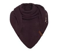 Knit Factory - Coco Sciarpa Triangolare - 190x85 cm | Sciarpa triangolare in maglia da donna - Morbidezza e calore - Misto lana - Scialle versatile per autunno e inverno
