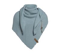 Knit Factory - Coco Sciarpa Triangolare - 190x85 cm | Sciarpa triangolare in maglia da donna - Morbidezza e calore - Misto lana - Scialle versatile per autunno e inverno