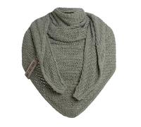 Knit Factory - Sally Sciarpa a Triangolo - Urban Green - 220x85 cm