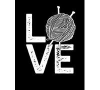 Knit Happens LOVE Knitting Graph Paper 4 (Tascabile)