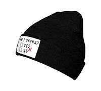 Knit Hat Am I Drunk Yes Or No Pratico Cappello Running Moda Beanie Invernale Cappelli per All'Aperto Donna Uomo