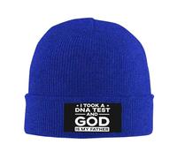 Knit Hat I Took A Dna Tests And Gods is My Fathers Antivento Cappello Running Moda Beanie Cappello per Moto Chemio Sci