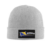 Knit Hat Vintage And Bosnia Bosnian Flag Moda Cappello Invernale Unisex Berretto Beanie per All'Aperto attività Moto
