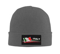 Knit Hat Vintage Italy And Italian Flag Calda Cappello A Maglia Comodo Beanie Invernale Cappelli per All'Aperto attività Correre