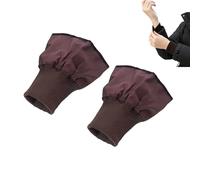 Knit Jacket Cuffs Replacement | 1 Pair Ribbed Knit Sleeve Extenders for Repair or Replacement, Elastic Ribbing Cuffs for Down Jackets, Sweaters, Shirts, Windbreakers, Coats, Uniforms