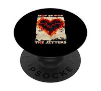 KNIT TO QUIT THE JITTERS PopSockets PopGrip Adesivo