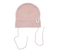 KNITAS Berretto da Bambino a Maglia monostrato in Lana Merino e Cashmere per Neonati, Super Morbido e Caldo, per Neonati 6-12 Mesi, Berretto Invernale per Neonati, Colore Rosa