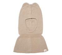 KNITAS Berretto in Cotone per Bambini, Invernale, Caldo, Lavorato a Maglia, per Ragazzi e Ragazze, 1-3 Anni, Berretto a Doppio Strato, Colore Beige, Taglia 44-48 cm