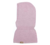 KNITAS Cappello Lavorato a Maglia monostrato in Lana Merino e Cashmere per Neonati e Bambini Piccoli I Passamontagna Morbido e Caldo per Bambini in Rosa - Taglia (46-50) per 1-3 Anni
