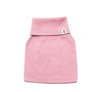 KNITAS Sciarpa in cotone per bambini, super morbida e calda, lavorata a maglia, per proteggere il collo dal freddo e dal vento, sciarpa a scivolo di colore rosa - ragazze ragazzi 3-10 anni