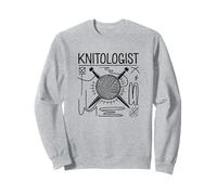 Knitologist Frase Divertente per Donne Che Amano Lavorare a Felpa