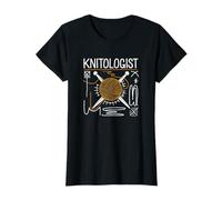 Knitologist Frase Divertente per Donne Che Amano Lavorare a Maglietta