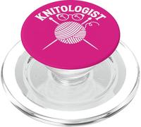 Knitologist Frase Divertente per Donne che Amano Lavorare a PopSockets PopGrip per MagSafe