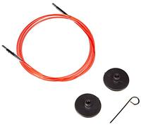 KnitPro 10635, Codice Colore Cavo, Plastica, Rosso, 100 cm