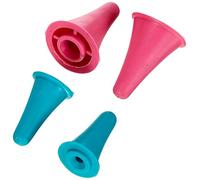 KnitPro 10810 Punta da 1 Paio Grande e Piccolo, plastica, Viola/Turchese, 11 x 5 x 1 cm